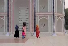 গম্বুজের চাঁদ তারায় দৃষ্টিনন্দন বাংলার তাজমহল