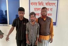 আড়াইহাজারের বালিয়াপাড়া থেকে ৩ মাদক ব্যবসায়ী আটক