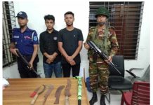 যৌথবাহিনীর অভিযানে সোনারগাঁওয়ে ২ ডাকাত গ্রেপ্তার