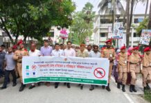 আড়াইহাজারে ডেঙ্গু প্রতিরোধ ও পরিচ্ছন্নতা অভিযান